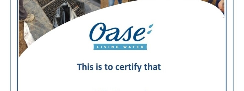 Oase 2020 approved installer course