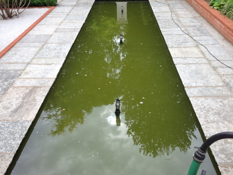 Broxbourne, Hertfordshire water feature clean