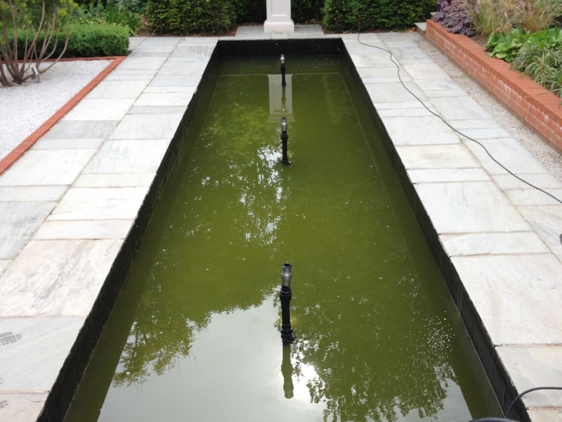 Broxbourne, Hertfordshire water feature clean