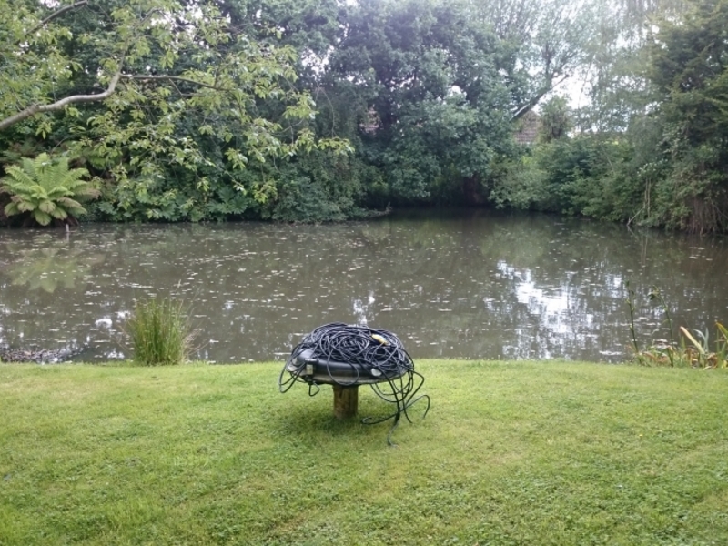 Aerating fountain installation South Woodham Ferres, Essex