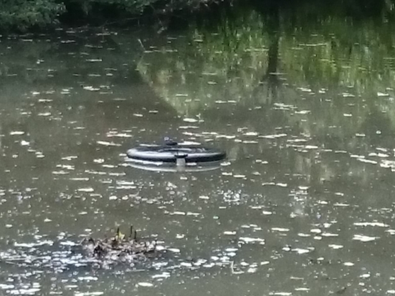 Aerating fountain installation South Woodham Ferres, Essex