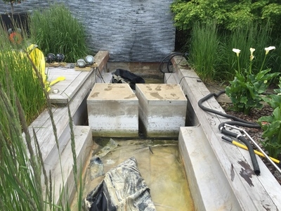 Totteridge, London water feature renovation & re sealing