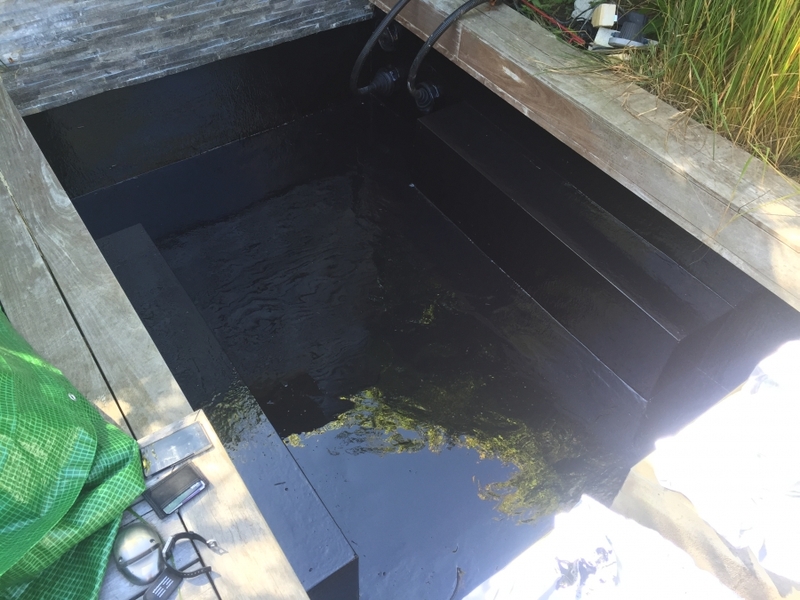 Totteridge, London water feature renovation & re sealing