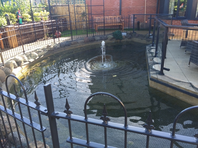 Communal Pond filter upgrade and aquatic vegetation installation Harrow, Middlesex