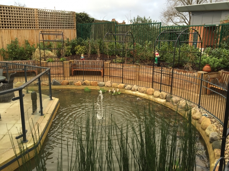 Communal Pond filter upgrade and aquatic vegetation installation Harrow, Middlesex