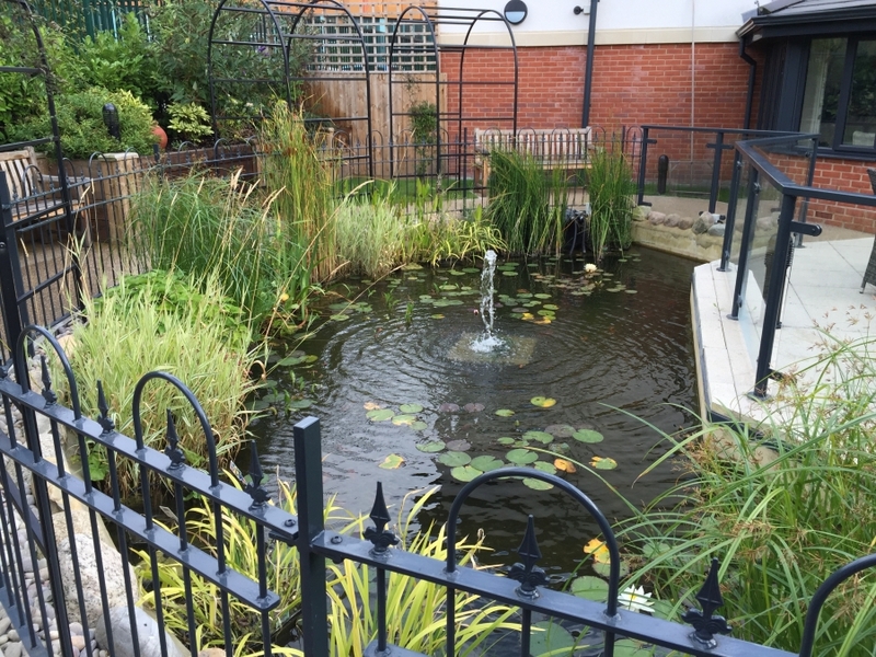 Communal Pond filter upgrade and aquatic vegetation installation Harrow, Middlesex