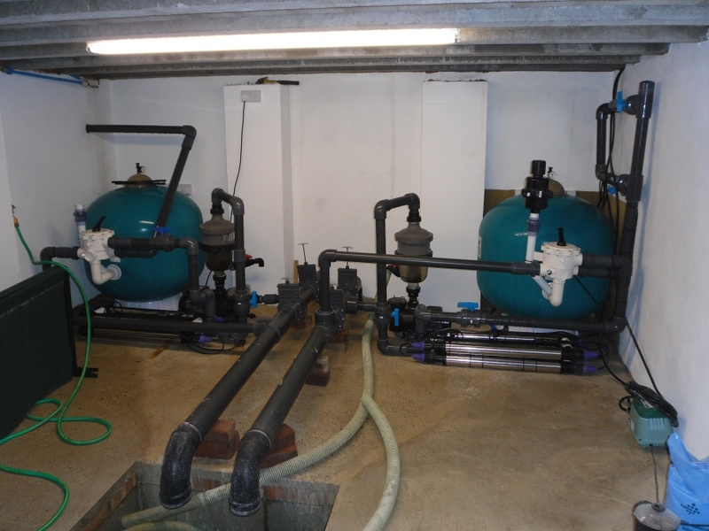 Koi pond filtration upgrade Woodford, Essex