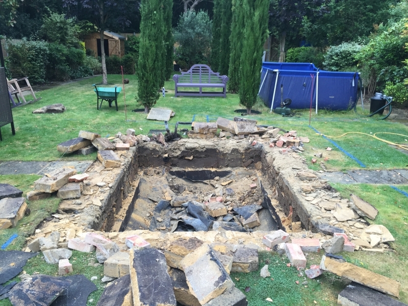 Fish transportation & Koi pond build, Loughton, Essex