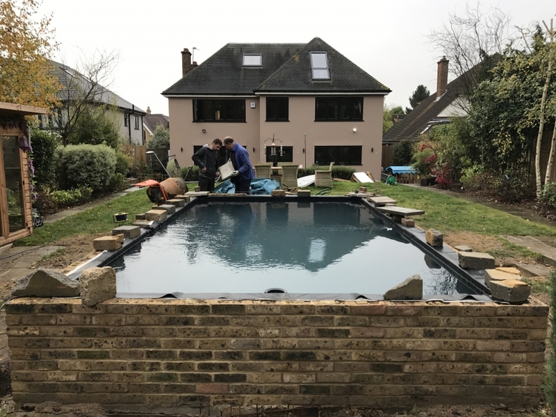 Fish transportation & Koi pond build, Loughton, Essex