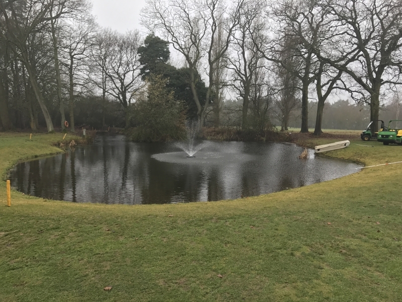 Brickendon Grange Golf Course, Hertfordshire Aerating Fountain installation