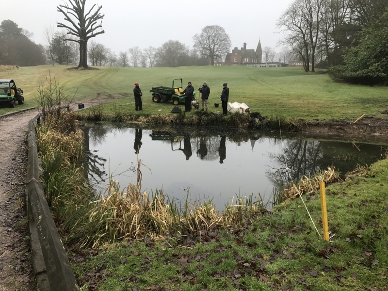 Brickendon Grange Golf Course, Hertfordshire Aerating Fountain installation