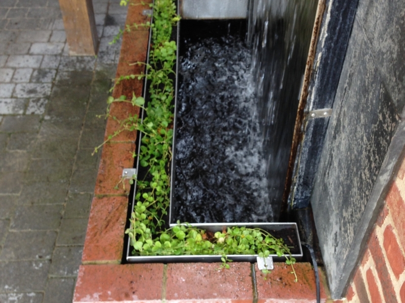 water feature Linden House, Stansted Mountfitchet, Essex 