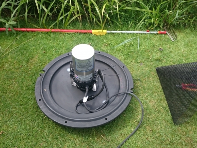 Over Cambridgeshire weed removal and fountain installation