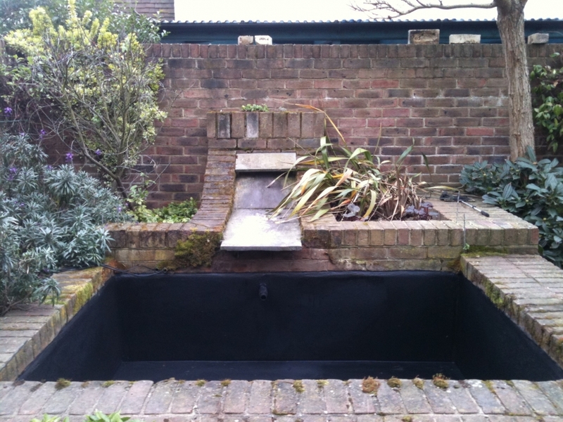 Cambridge pond & water feature renovation 