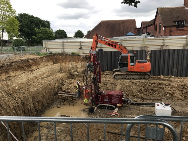 Koi pond build Felsted, Essex.