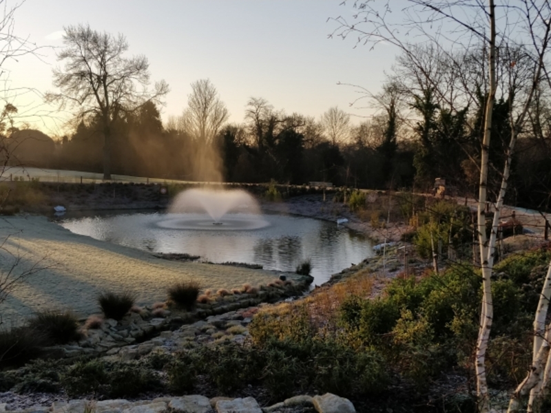 Aerating fountain supply and installation in Enfield London for Tottenham Hotspur Football Club