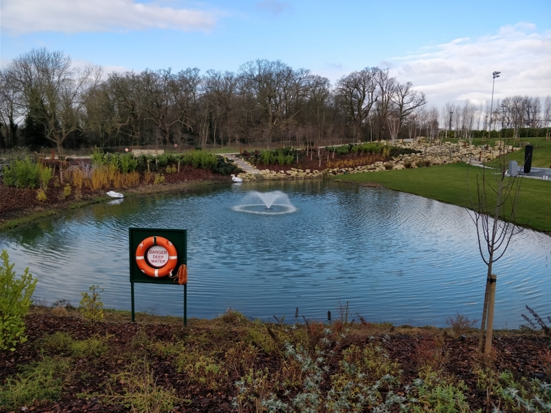 Aerating fountain supply and installation in Enfield London for Tottenham Hotspur Football Club