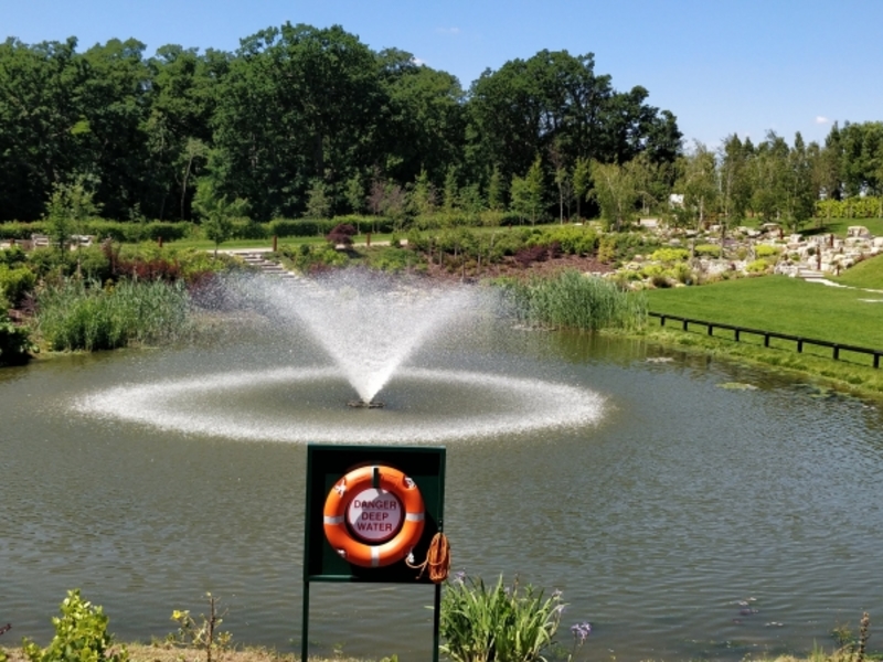 Aerating fountain supply and installation in Enfield London for Tottenham Hotspur Football Club