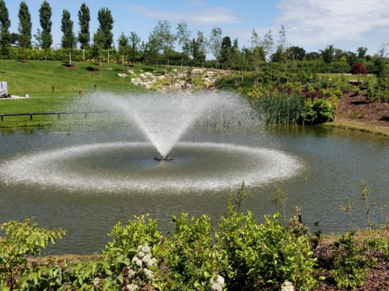 Aerating fountain supply and installation in Enfield London for Tottenham Hotspur Football Club