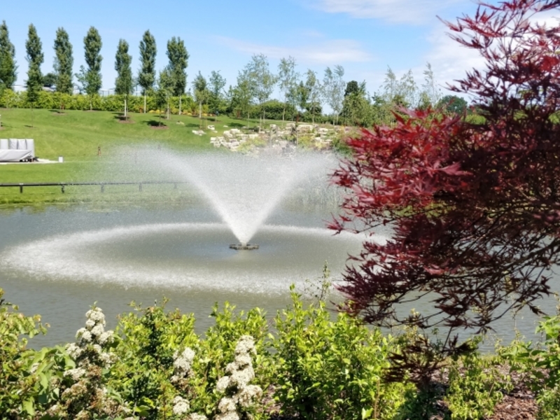 Aerating fountain supply and installation in Enfield London for Tottenham Hotspur Football Club