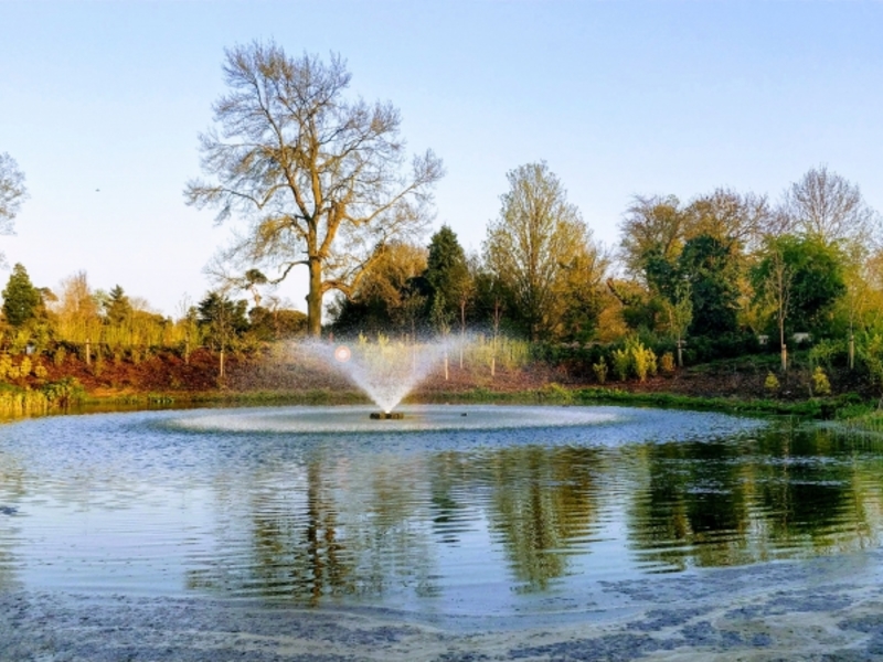 Aerating fountain supply and installation in Enfield London for Tottenham Hotspur Football Club