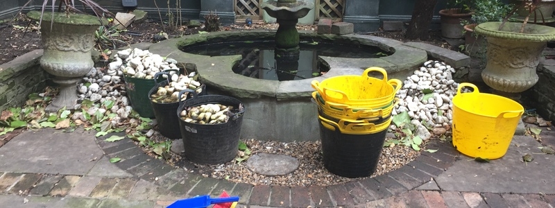 Hyde Park Gate, London small fountain clean and pump supply.