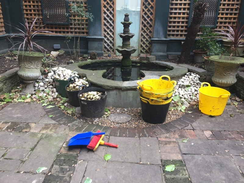 Hyde Park Gate, London small fountain clean and pump supply.