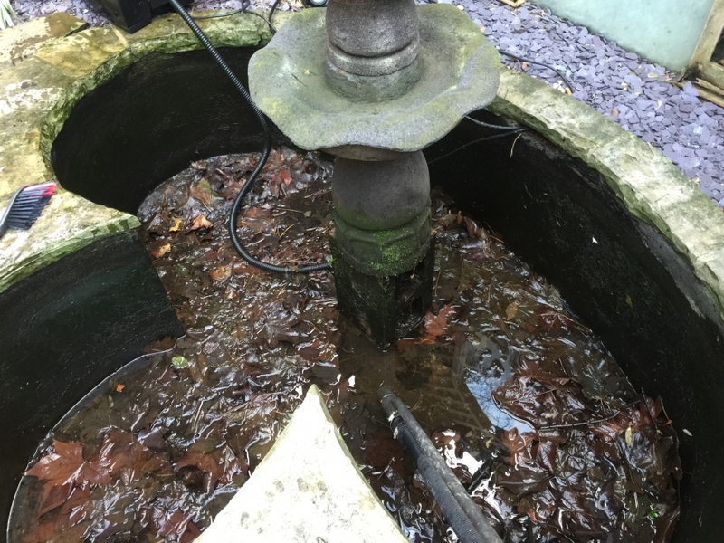 Hyde Park Gate, London small fountain clean and pump supply.