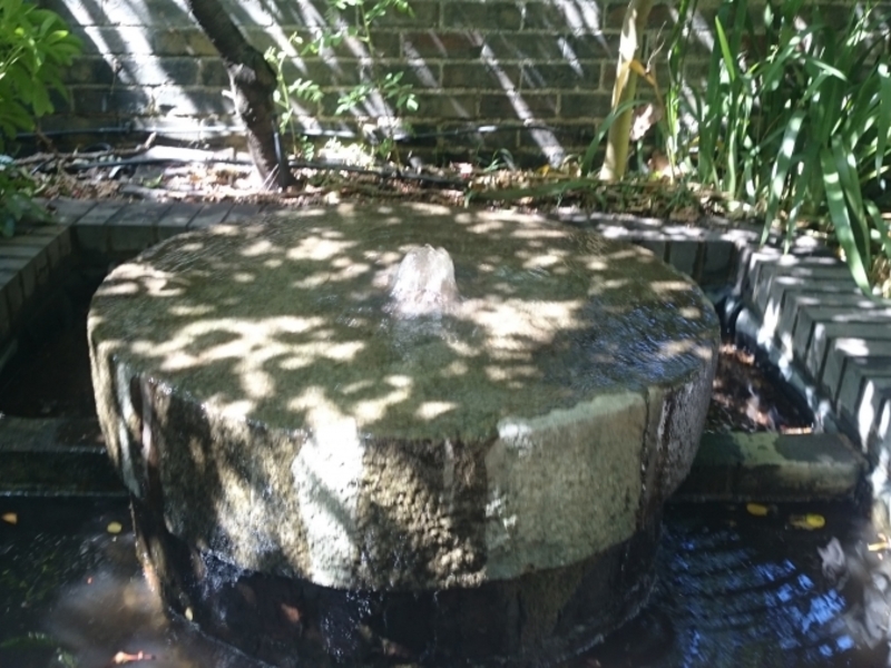 Garden waterfeature clean in Holloway, Islington, London