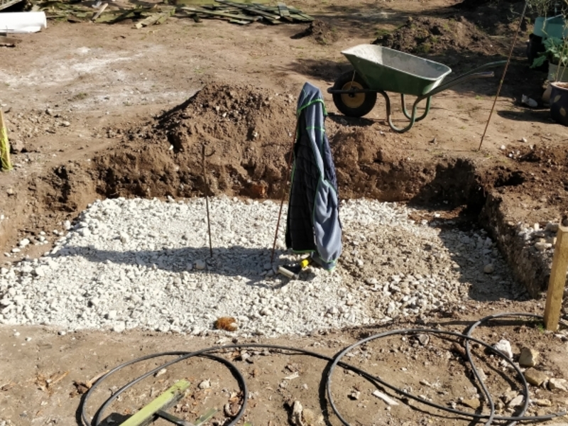 Pond construction and Water Feature installation in Newmarket, Suffolk.