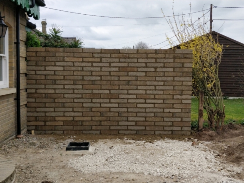 Pond construction and Water Feature installation in Newmarket, Suffolk.