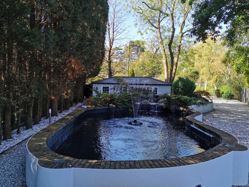 Pond and waterfall cleaning in Brentwood, Essex