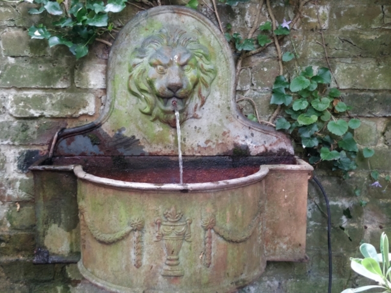 Waterfeature refurbishment in Cannonbury, Islington, London.