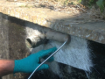 Koi pond fibreglassing in Kelvedon Hatch, Brentwood, Essex.