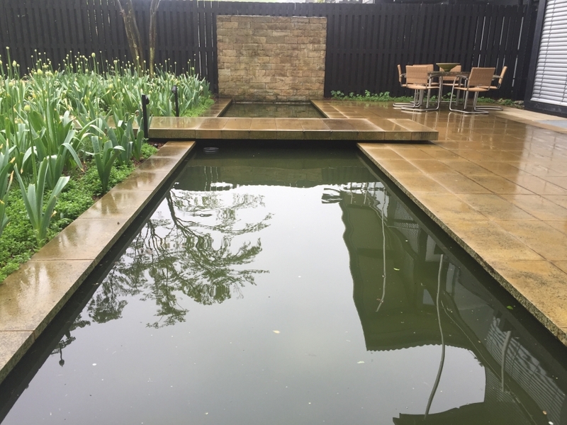 Water feature clean and reseal in Dulwich, London