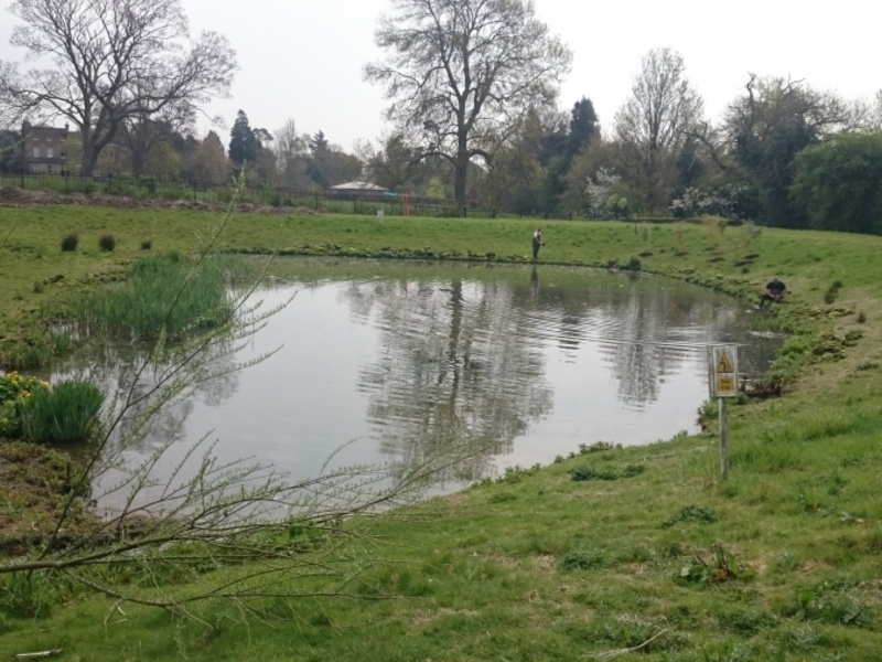 Tottenham Hotspurs Football Club aerating fountain Enfield London