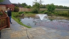 Ongar, Essex weed removal and fountain install