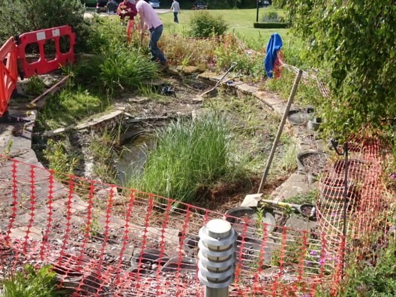 Watford Hertfordshire care home water feature renovation 