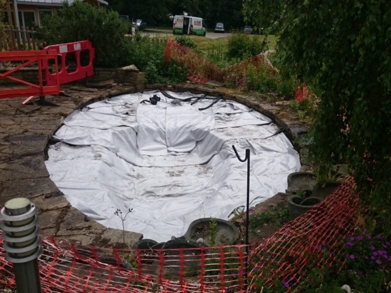 Watford Hertfordshire care home water feature renovation 