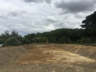 Great Hallingbury, Essex stock pond construction, Firestone EPDM linings, Fish supply and fish transportation