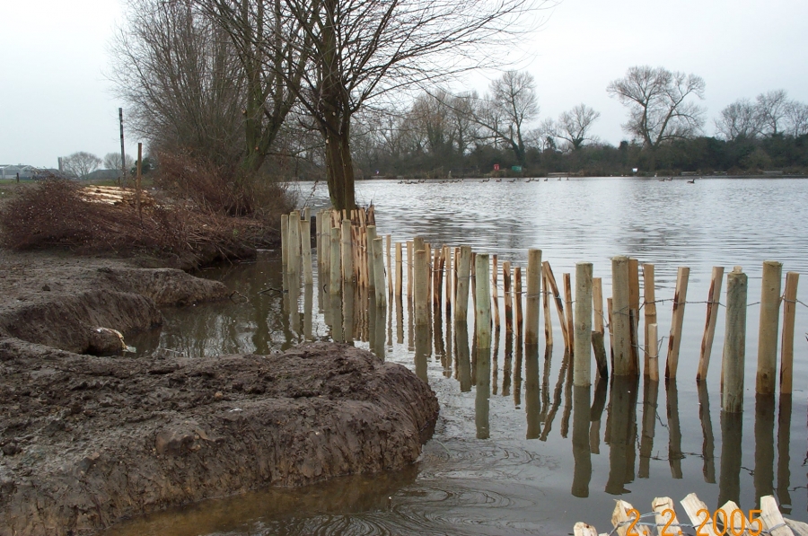 Bank Erosion and Dipping Platform construction