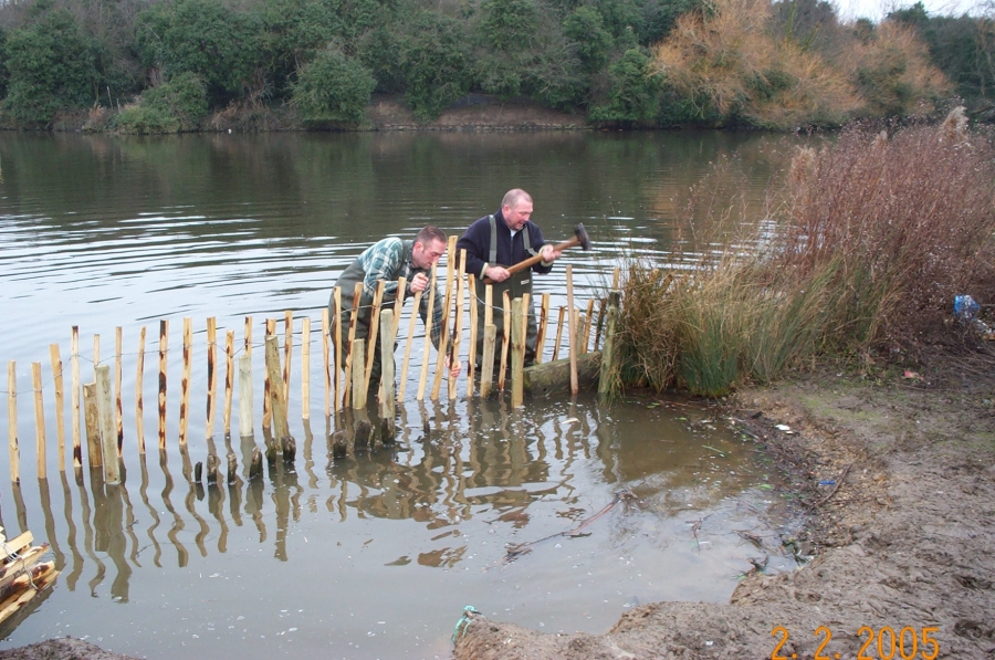 Bank Erosion and Dipping Platform construction