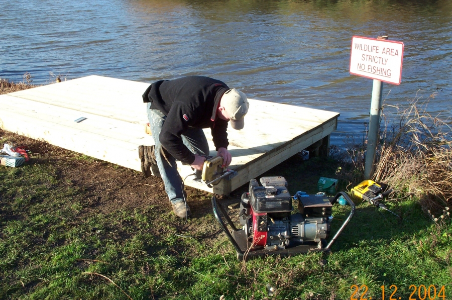 Bank Erosion and Dipping Platform construction