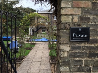 Downing College, Cambridge University, Cambridgeshire pond renovation