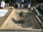 Downing College, Cambridge University, Cambridgeshire pond renovation