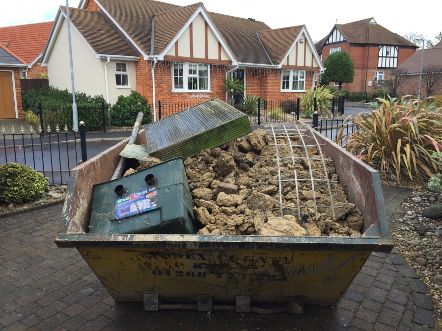 koi pond build, Hockley, Essex