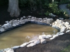 Pond construction Cuffley Hertfordshire