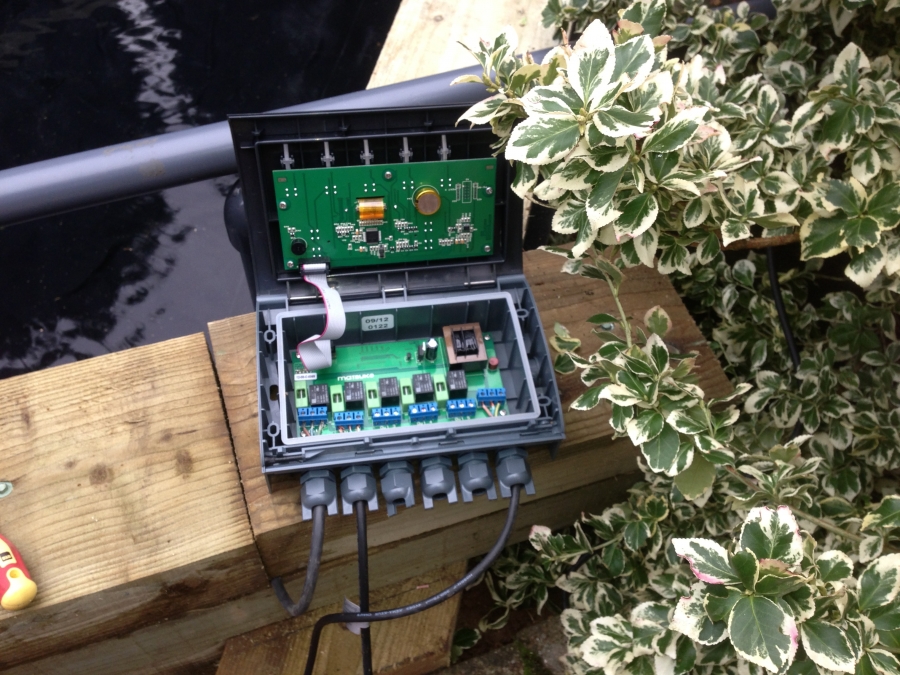 Railway sleeper pond construction Bulmer Tye Essex