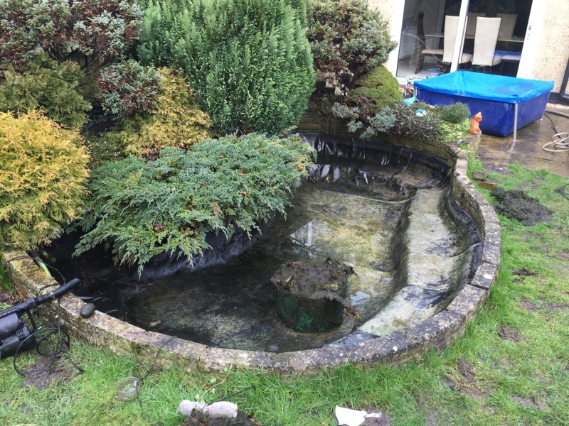 Croydon London pond liner repair